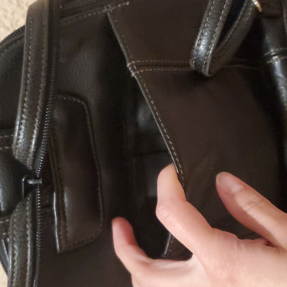 Mini leather backpack - Picture 5 of 7